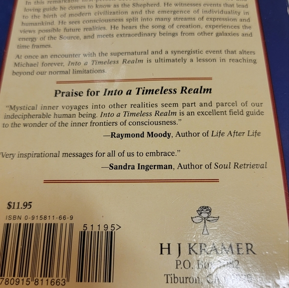 Metaphysical book by Michael J. Roads. Title: Into A Timeless Realm. - Picture 2 of 5
